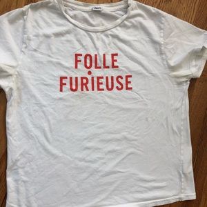 Clare V Folle Furieuse T-Shirt